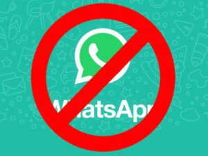 whatsapp bloqueado ilustração
