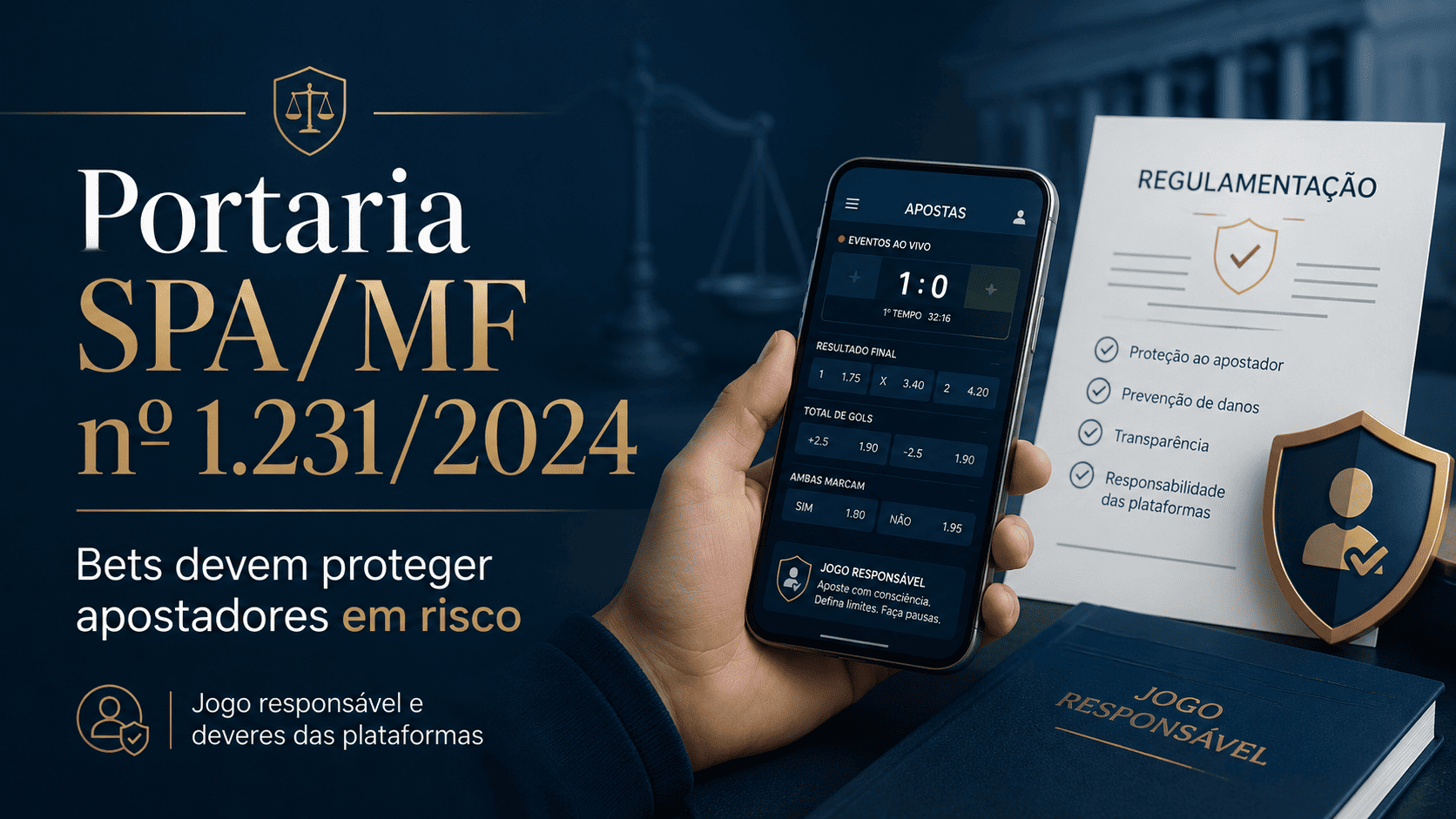 Portaria SPA/MF nº 1.231/2024: as bets são obrigadas a proteger apostadores com risco de vício?